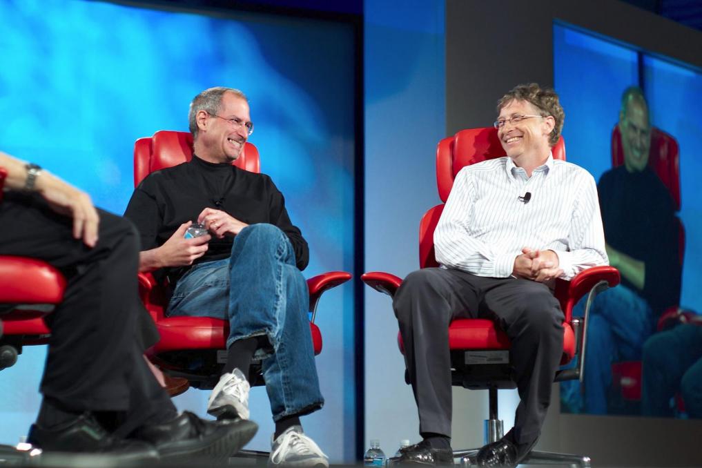 2007 steve jobs and bill gates